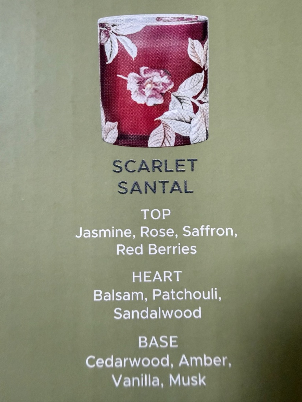 Simply Indulgent Scarlet Santal 7 oz Soy Candle New Floral Glass Jar - Picture 2 of 7